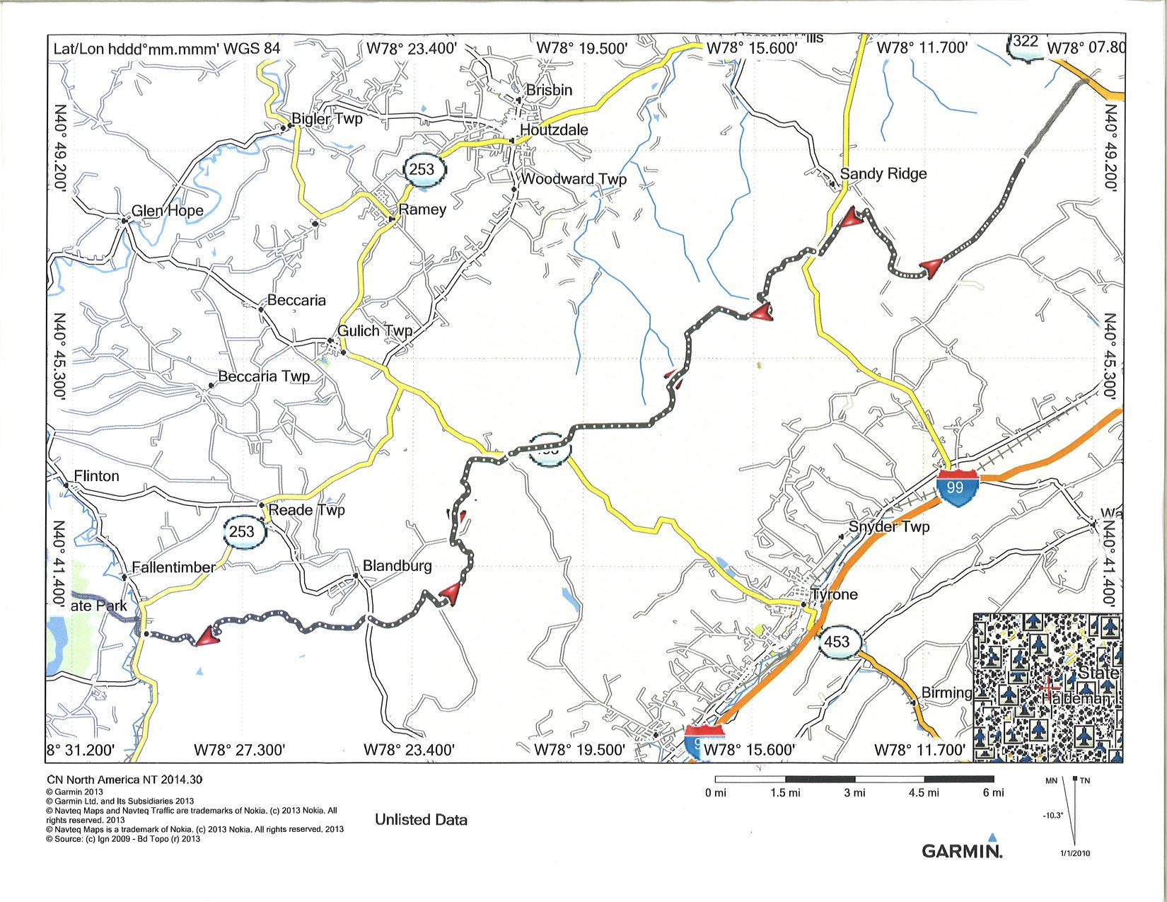 Glendale_Black Mo Connector Trail Map